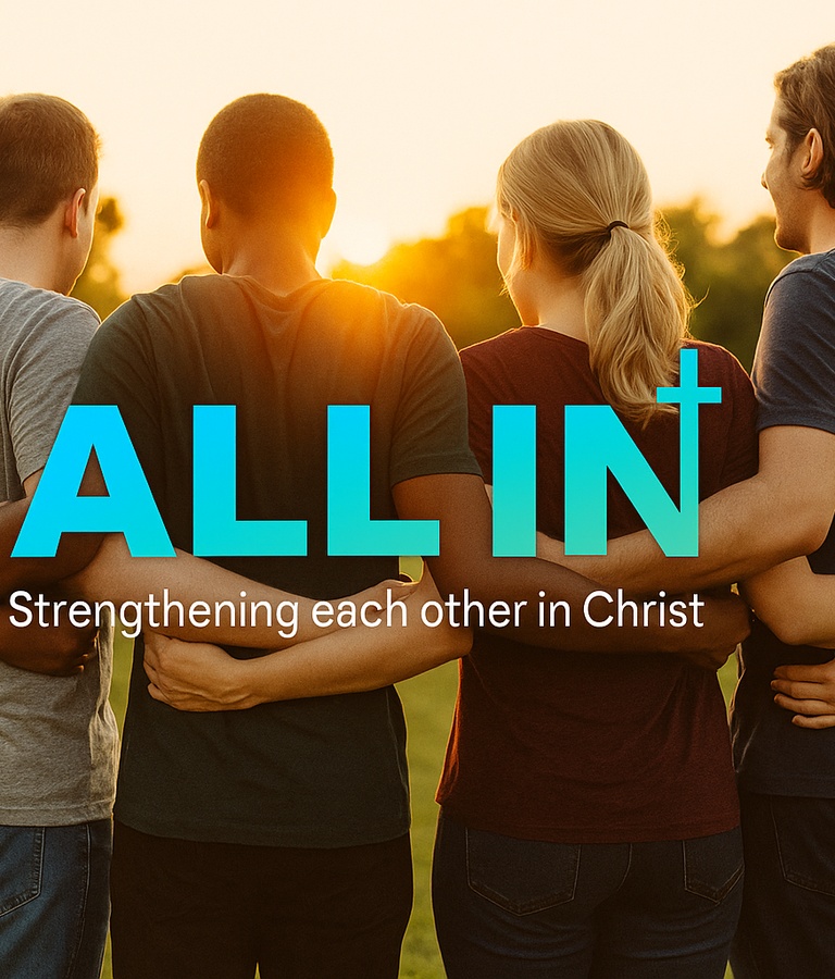All In fellowship — worship, prayer, and community